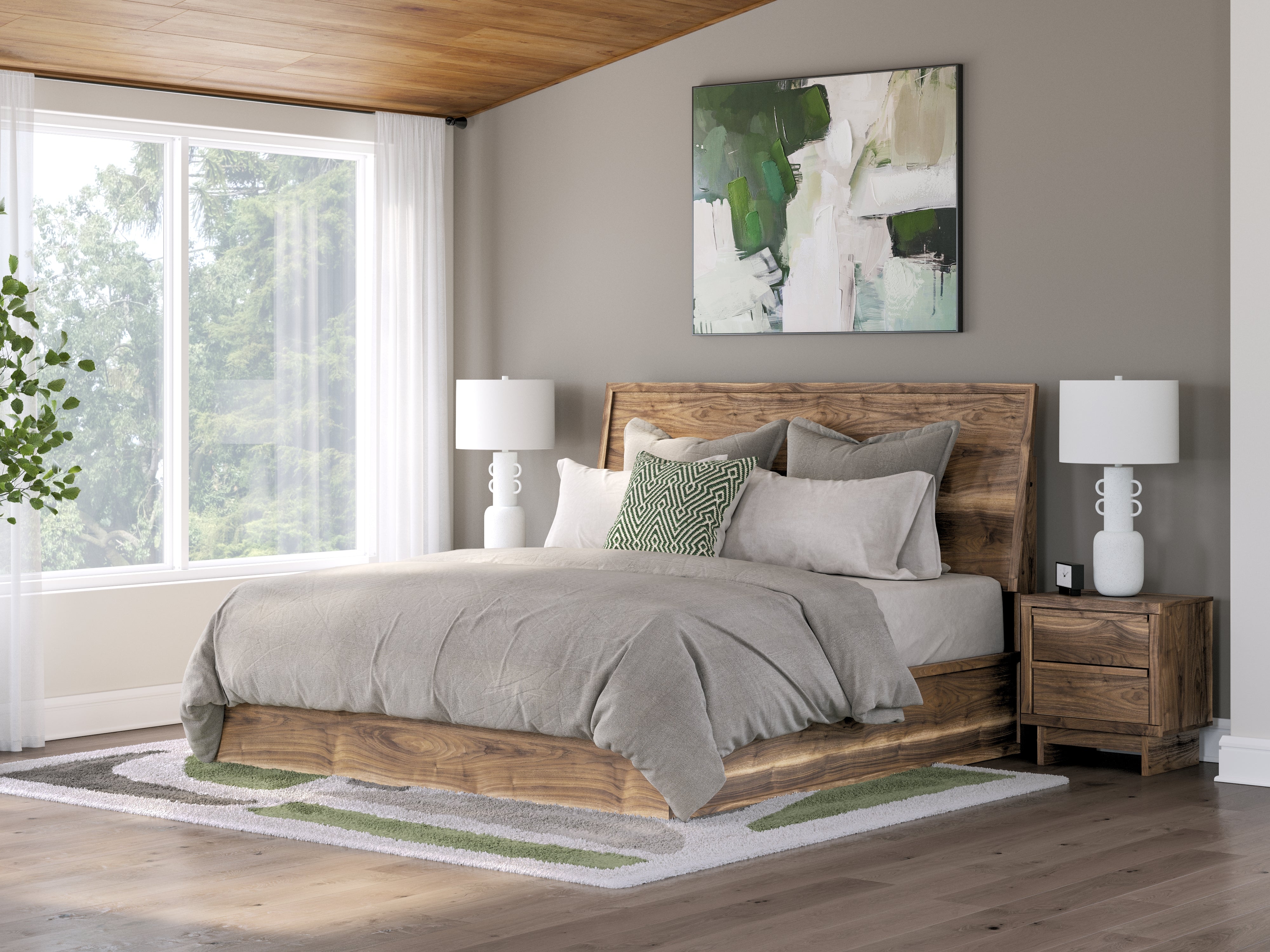 Furniture City Laplace - Ashley Furniture - Chirason Bedroom - King Panel Bed - PCB3367B13