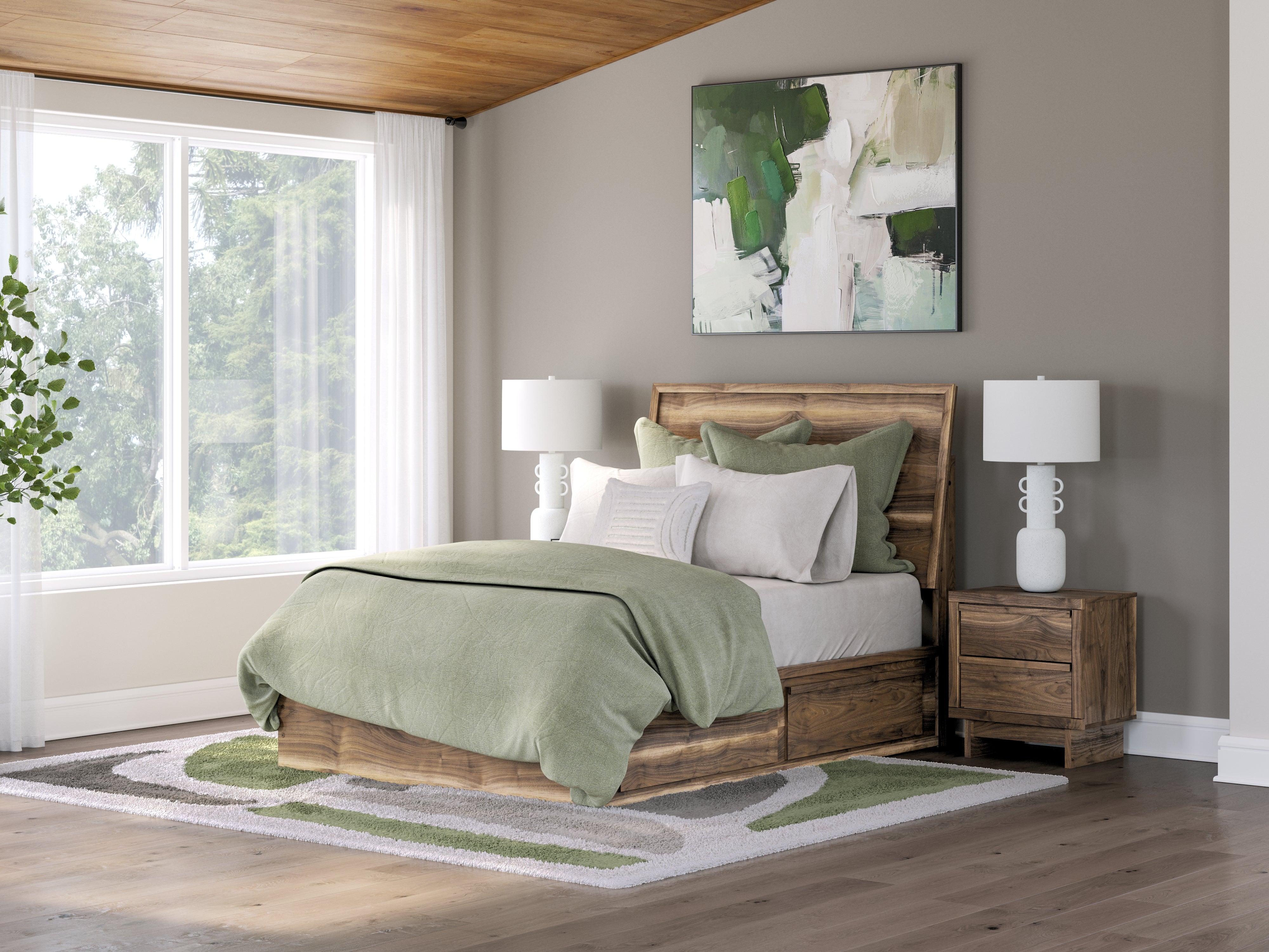 Furniture City Laplace - Ashley Furniture - Chirason Bedroom - Full Panel Bed with Storage - PCB3367B28