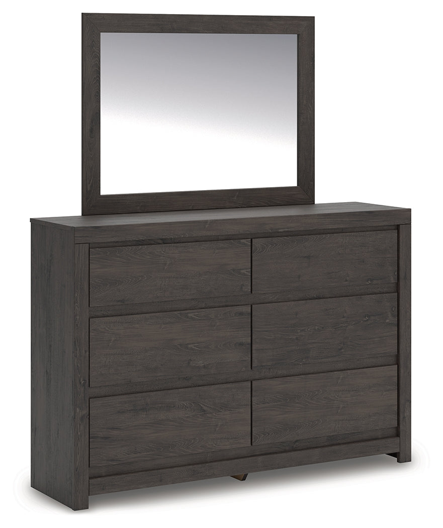 Furniture City Laplace - Ashley Furniture - Fraluna Dresser and Mirror - Dresser and Mirror - PCB3370B1