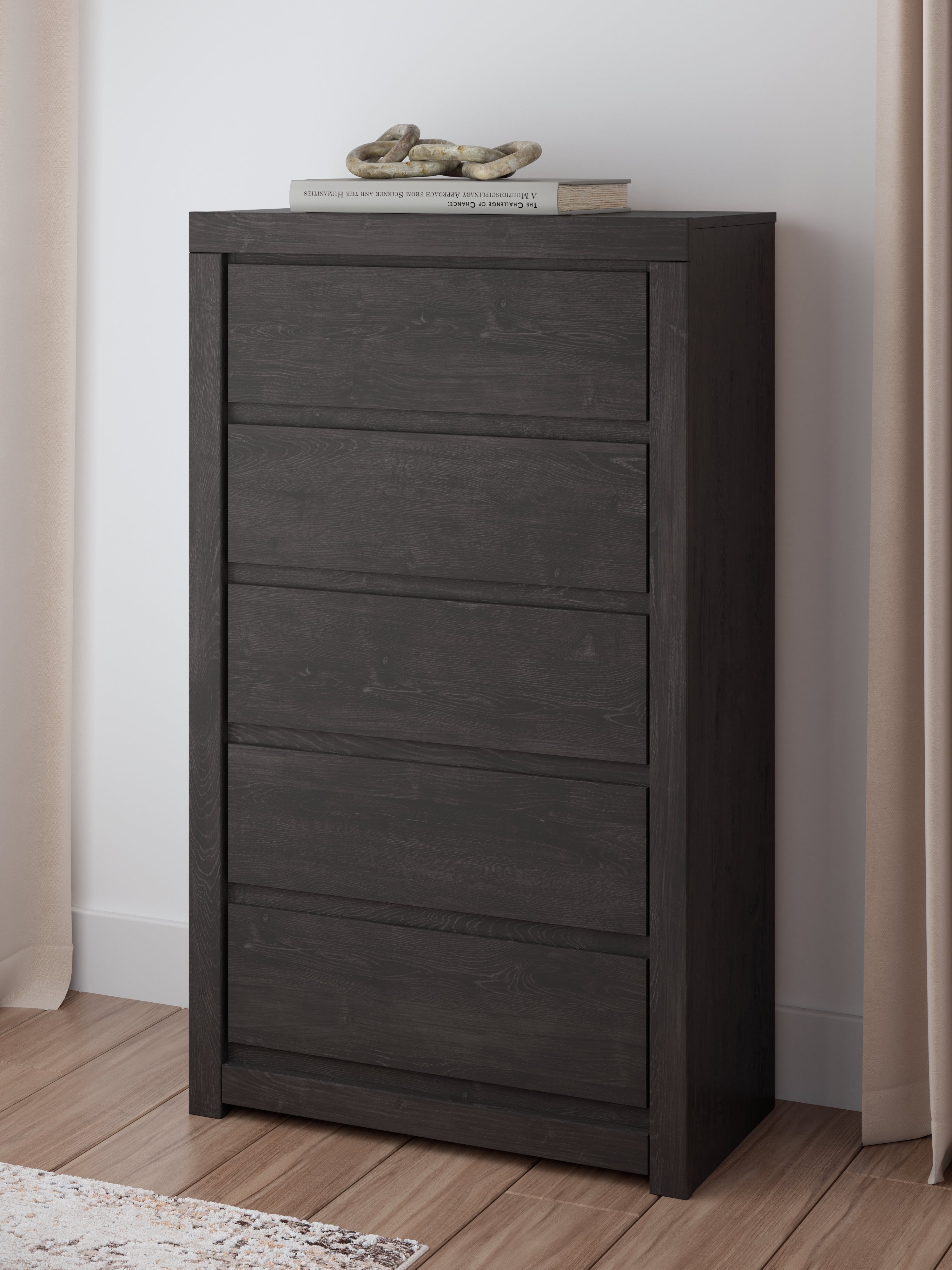 Furniture City Laplace - Ashley Furniture - Fraluna Bedroom - Five Drawer Chest - PCB3370-46