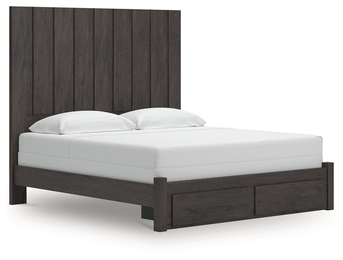 Furniture City Laplace - Ashley Furniture - Fraluna King Panel Storage Bed - King Panel Storage Bed - PCB3370B9