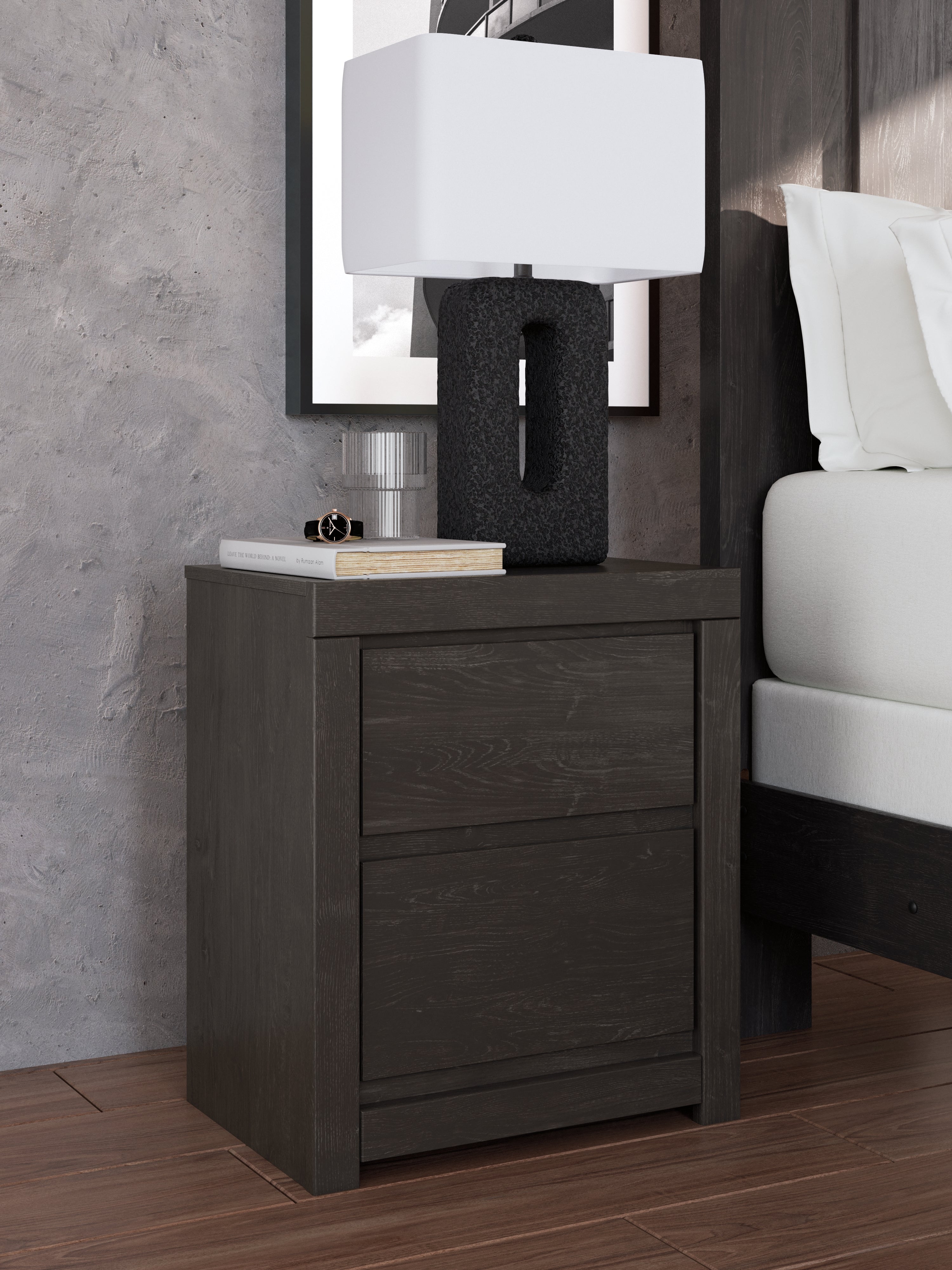 Furniture City Laplace - Ashley Furniture - Fraluna Bedroom - Two Drawer Night Stand - PCB3370-92