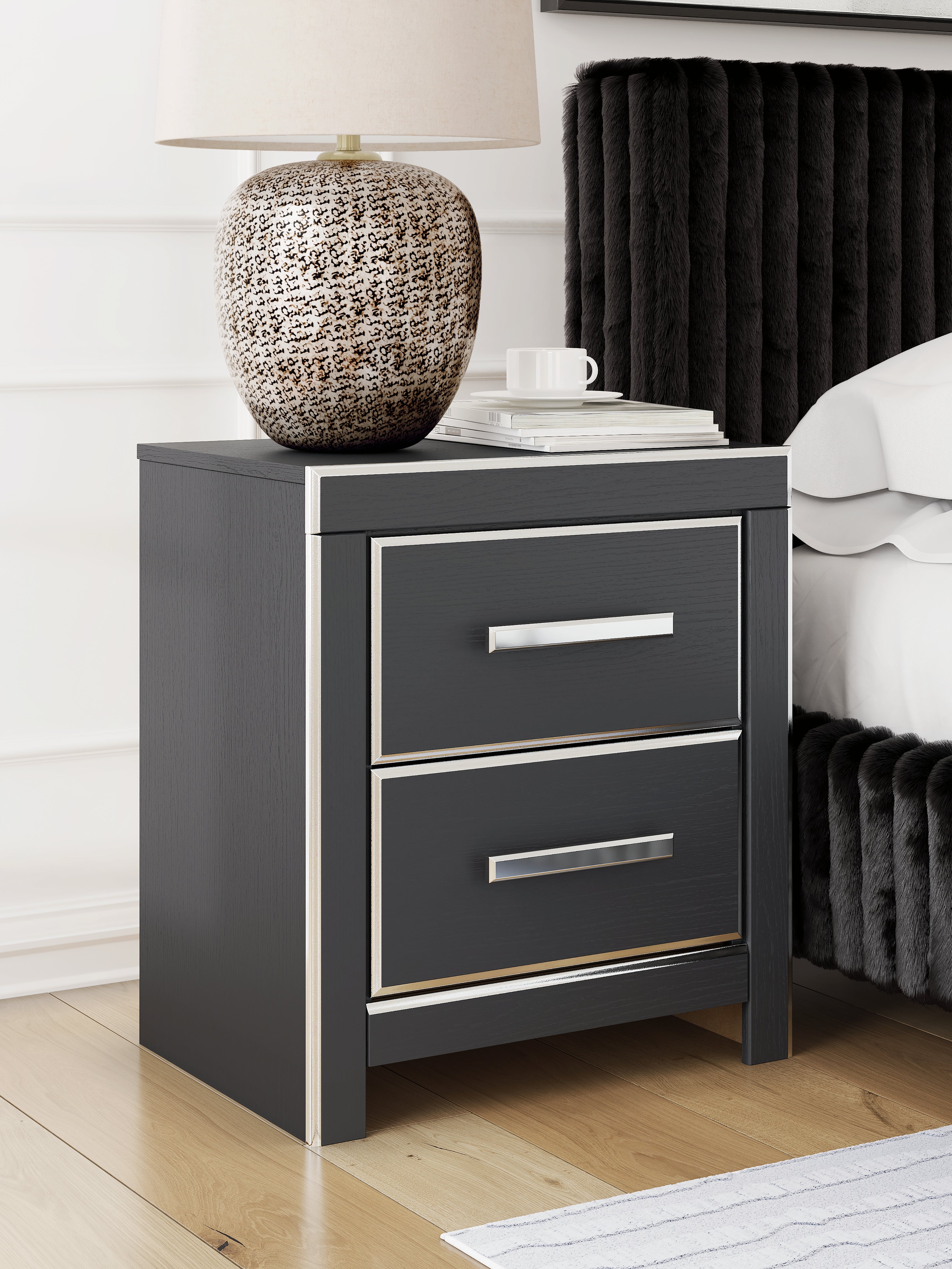 Furniture City Laplace - Ashley Furniture - Zuraleus Bedroom - Two Drawer Night Stand - PCB3380-92