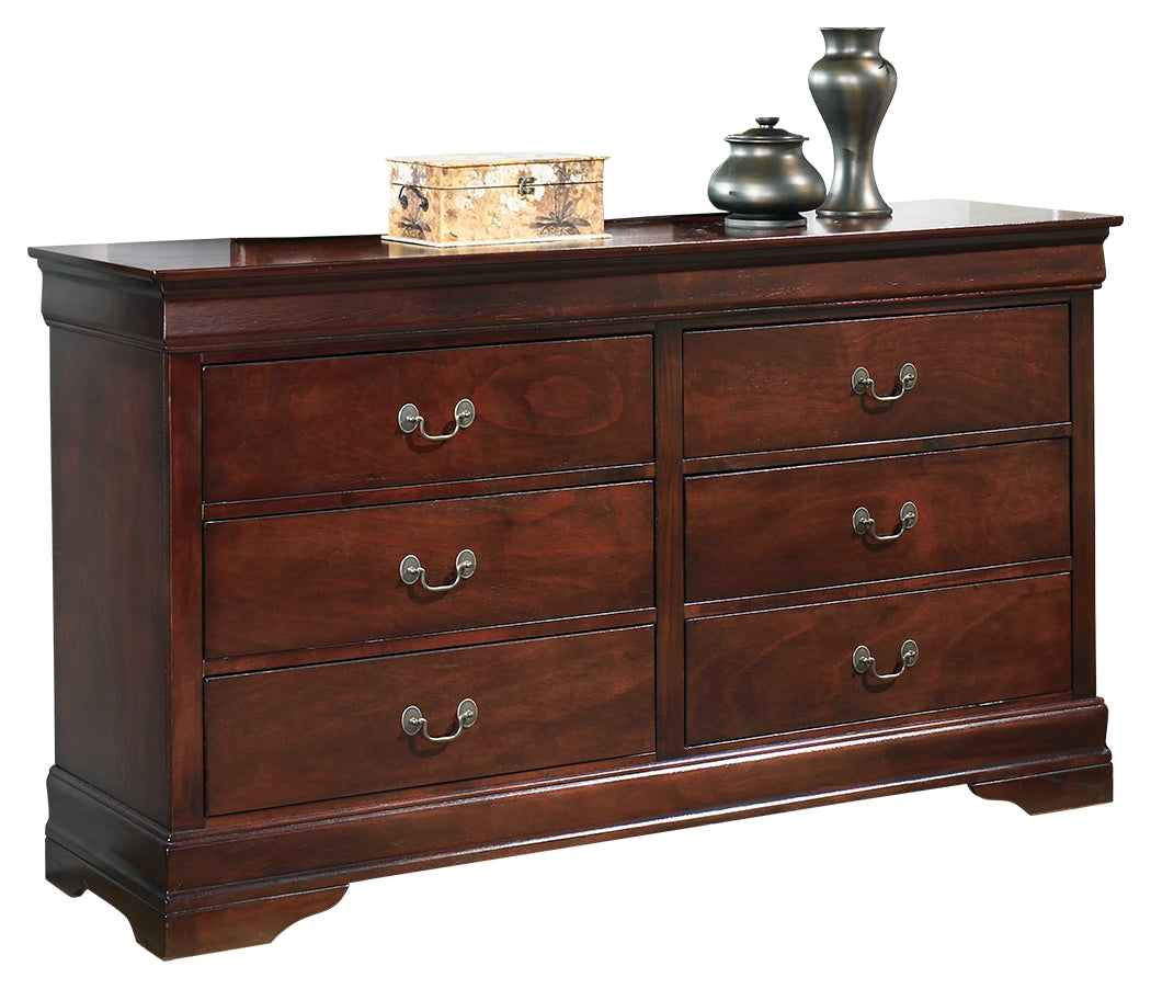 Furniture City Laplace - Ashley Furniture - Alisdair Bedroom - Dresser / Reddish Brown - B376-31