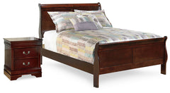 Furniture City Laplace - Ashley Furniture - Alisdair Full Sleigh Bed and Nightstand - Full Sleigh Bed and Nightstand - B376B16