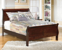 Furniture City Laplace - Ashley Furniture - Alisdair Bedroom - King Sleigh Bed / Reddish Brown - B376B8