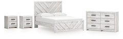 Furniture City Laplace - Ashley Furniture - Cayboni Queen Panel Bed, Dresser and 2 Nightstands - Queen Panel Bed, Dresser and 2 Nightstands - B3788B13