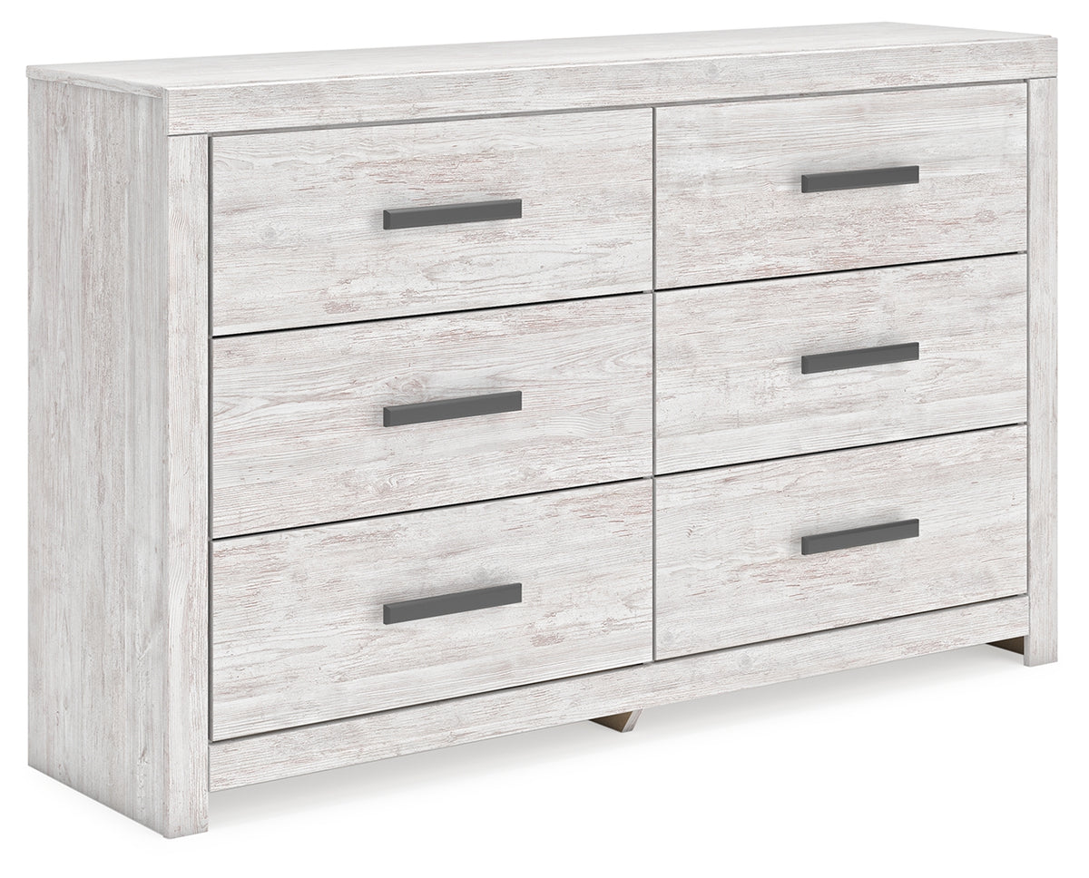 Furniture City Laplace - Ashley Furniture - Cayboni Dresser - Six Drawer Dresser / Whitewash - B3788-31