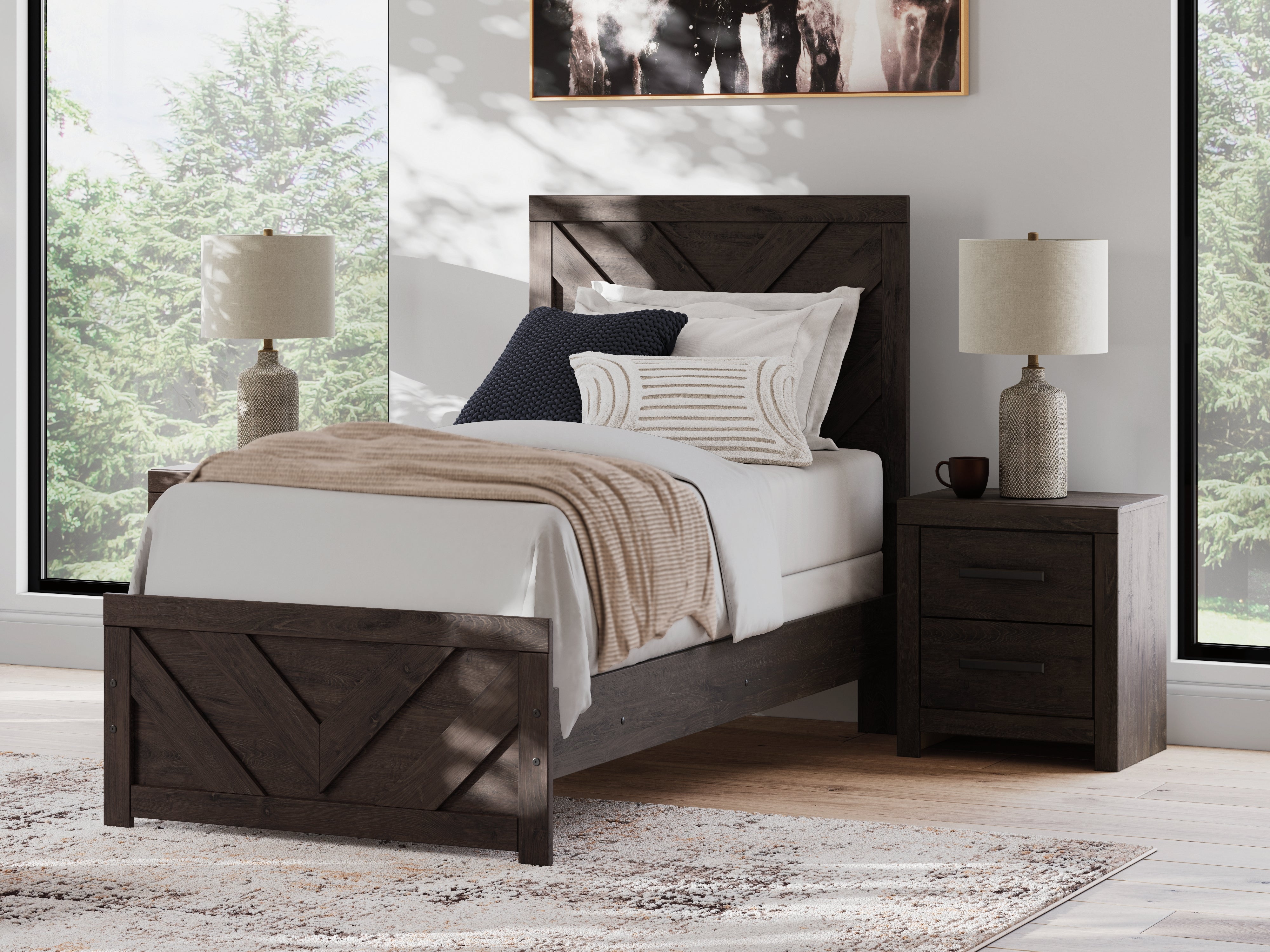 Furniture City Laplace - Ashley Furniture - Prendonea Bedroom - Twin Panel Bed - B3789B2