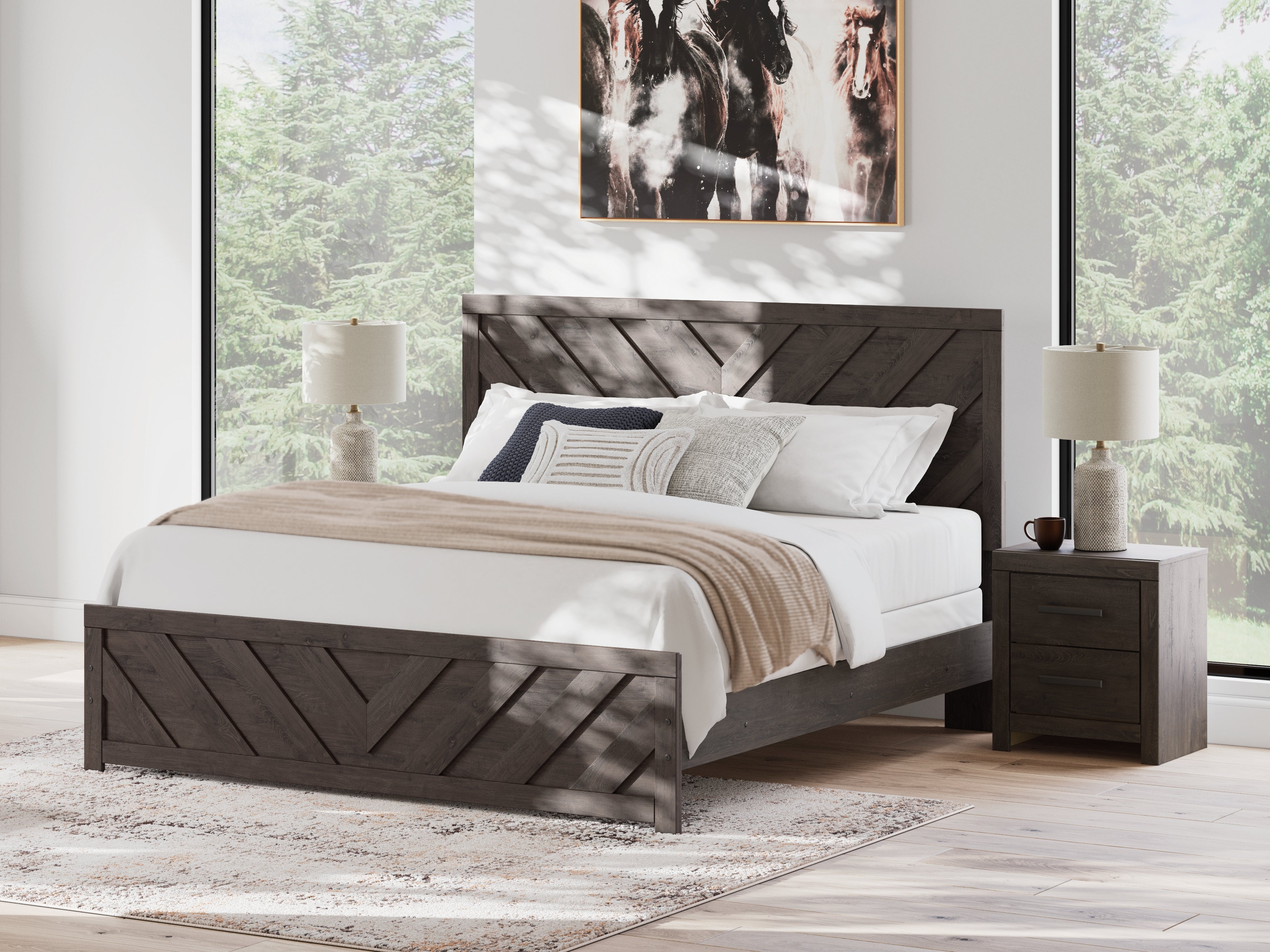 Furniture City Laplace - Ashley Furniture - Prendonea Bedroom - King Panel Bed - B3789B8
