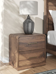 Furniture City Laplace - Ashley Furniture - Fortlorn Nightstand - Two Drawer Night Stand - PCB386-92