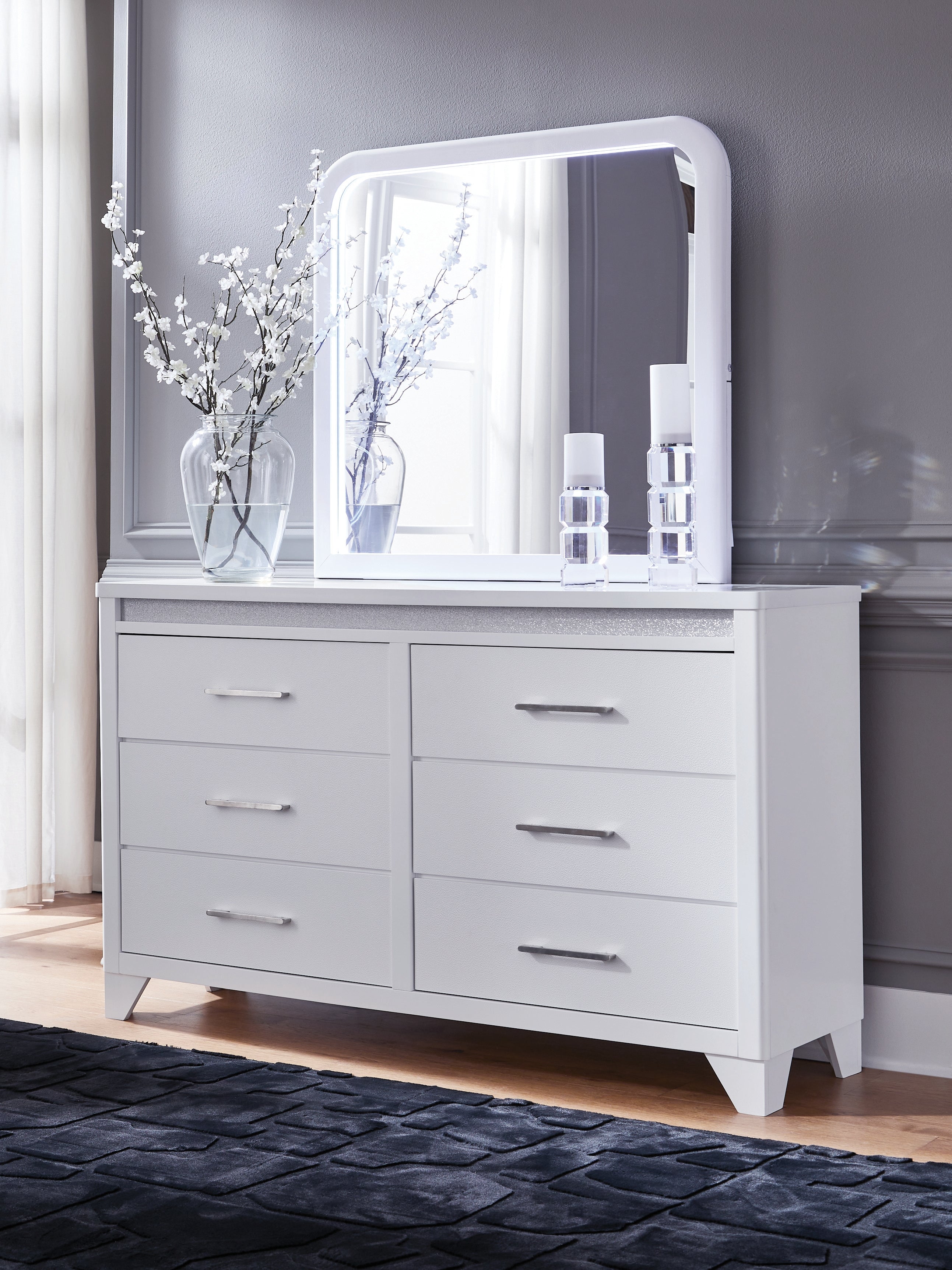 Furniture City Laplace - Ashley Furniture - Jarlee Bedroom - Dresser and Mirror - PCB392B1