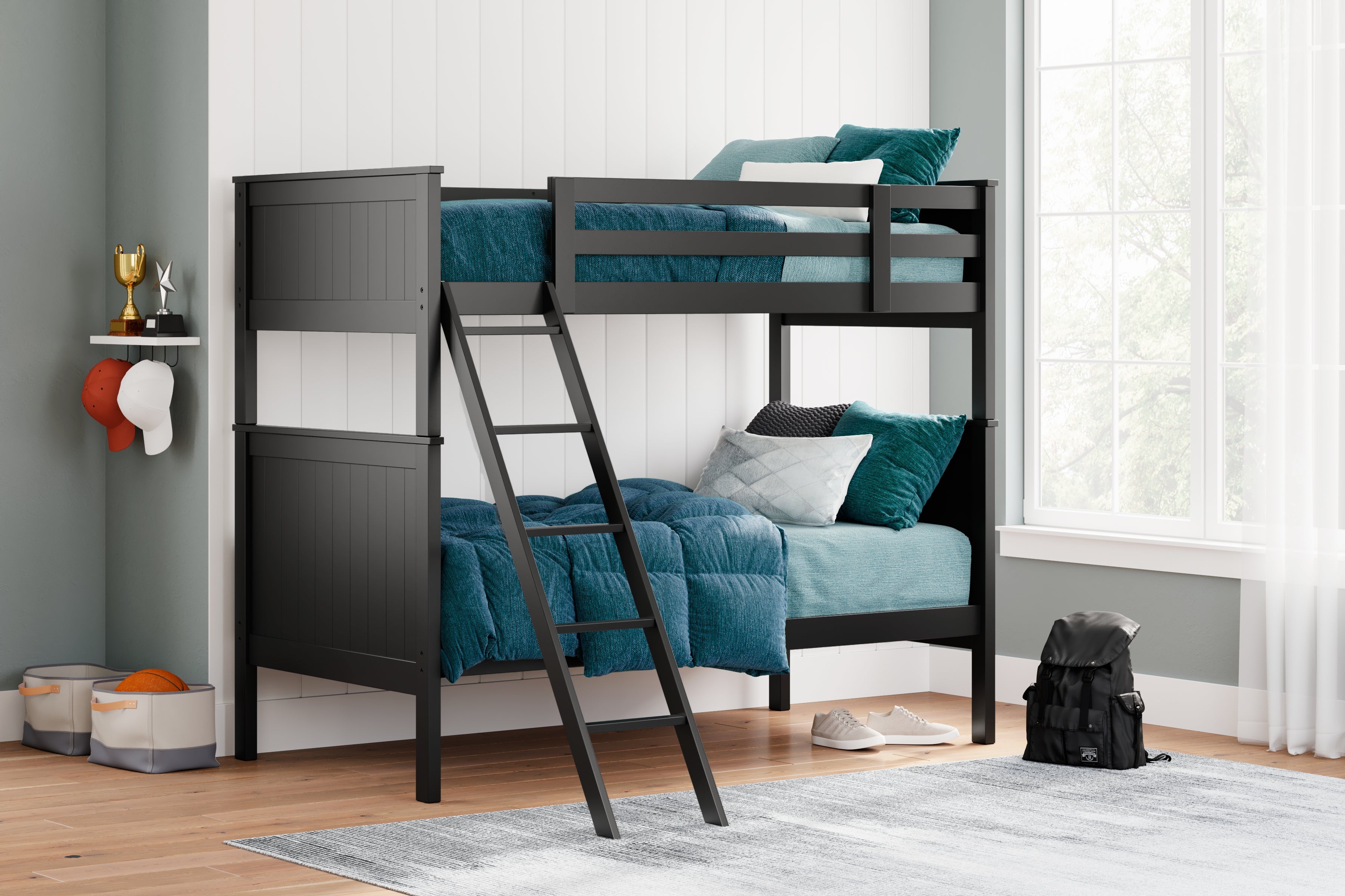 Furniture City Laplace - Ashley Furniture - Nextonfort Bedroom - Twin over Twin Bunk Bed - B396B7