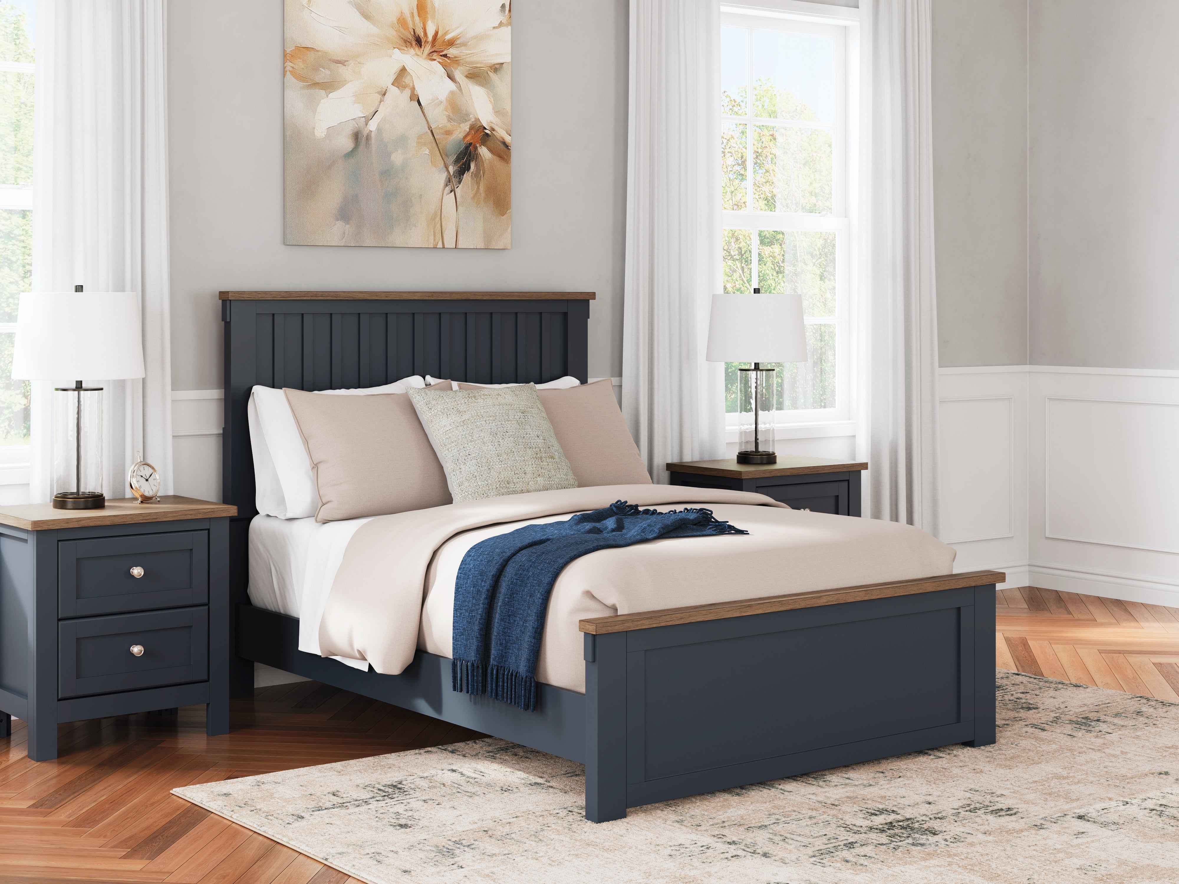 Furniture City Laplace - Ashley Furniture - Landocken Bedroom - Full Panel Bed - B414B3