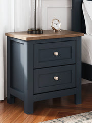 Furniture City Laplace - Ashley Furniture - Landocken Nightstand - Two Drawer Night Stand - B414-92