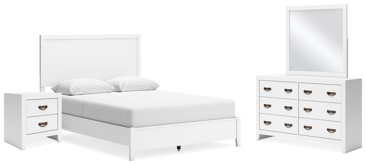Furniture City Laplace - Ashley Furniture - Binterglen Queen Panel Bed, Dresser, Mirror and Nightstand - Queen Panel Bed, Dresser, Mirror and Nightstand - B427B14