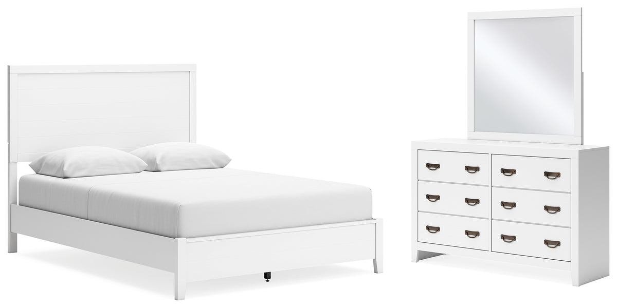Furniture City Laplace - Ashley Furniture - Binterglen Queen Panel Bed, Dresser and Mirror - Queen Panel Bed, Dresser and Mirror - B427B7