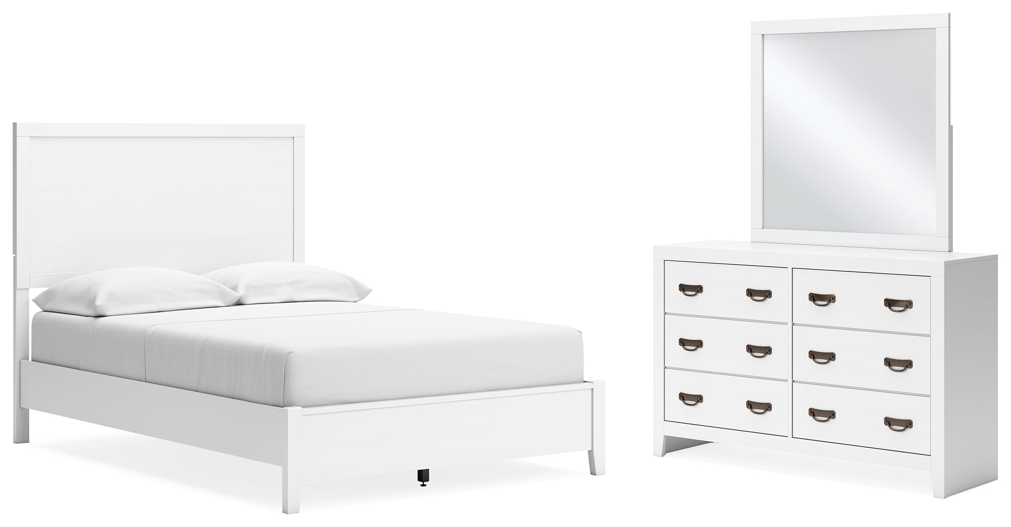 Furniture City Laplace - Ashley Furniture - Binterglen Full Panel Bed, Dresser and Mirror - Full Panel Bed, Dresser and Mirror - B427B5