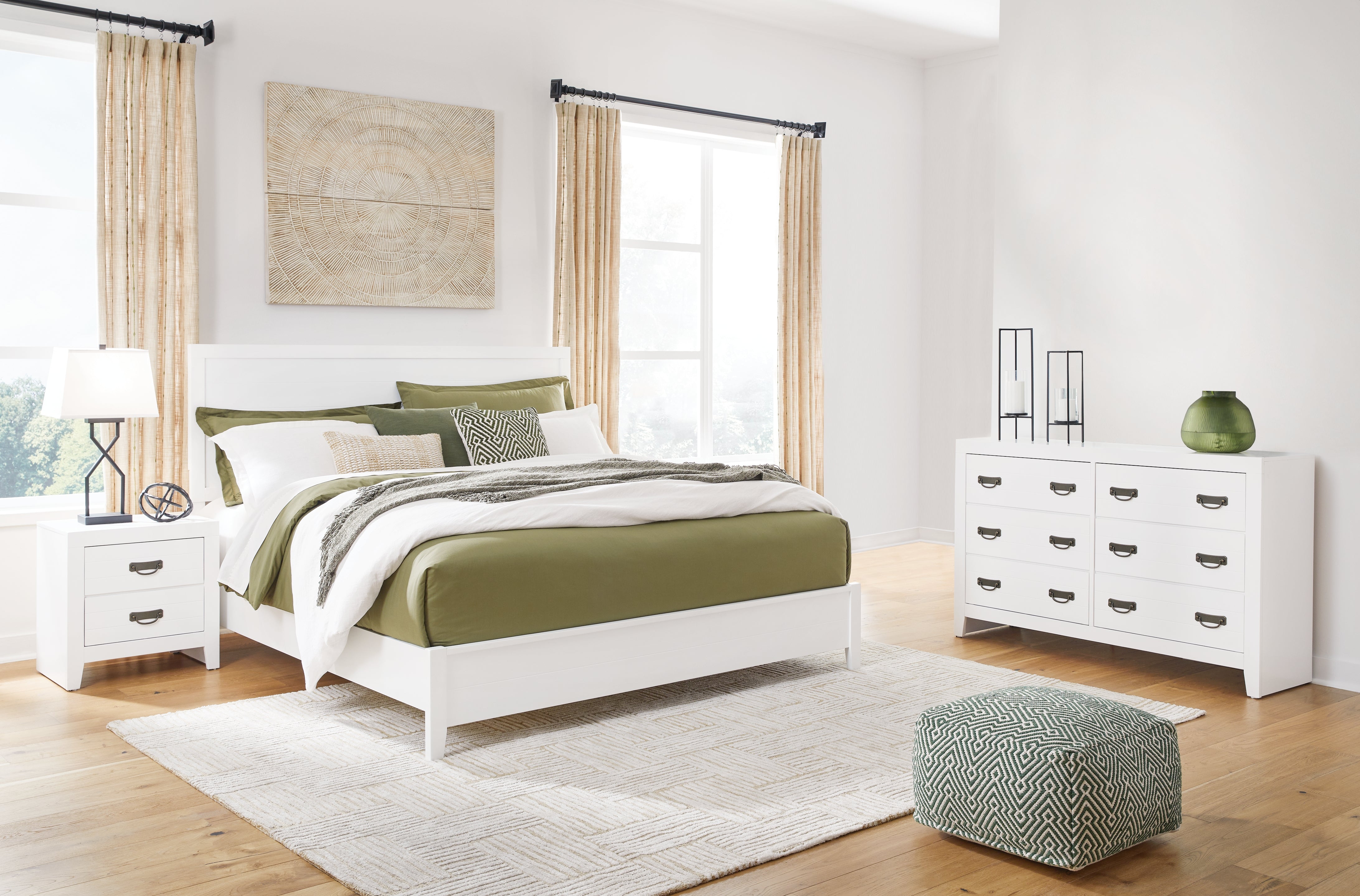 Furniture City Laplace - Ashley Furniture - Binterglen Queen Panel Bed, Dresser and Nightstand - Queen Panel Bed, Dresser and Nightstand - B427B10