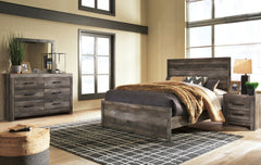Furniture City Laplace - Ashley Furniture - Wynnlow Queen Panel Bed, Dresser, Mirror, and Nightstand - Queen Panel Bed, Dresser, Mirror, and Nightstand - B440B25