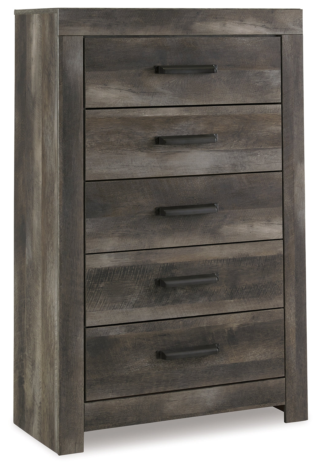 Furniture City Laplace - Ashley Furniture - Wynnlow Bedroom - Twin Crossbuck Panel Bed / Gray - B440B16
