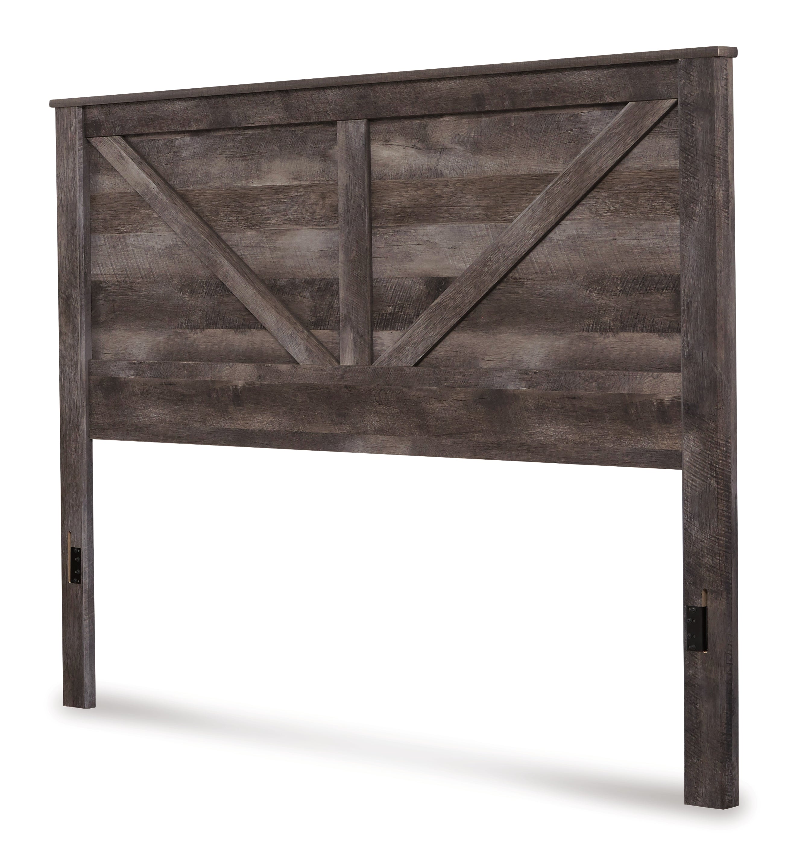 Furniture City Laplace - Ashley Furniture - Wynnlow Bedroom - King Crossbuck Panel Bed / Gray - B440B11