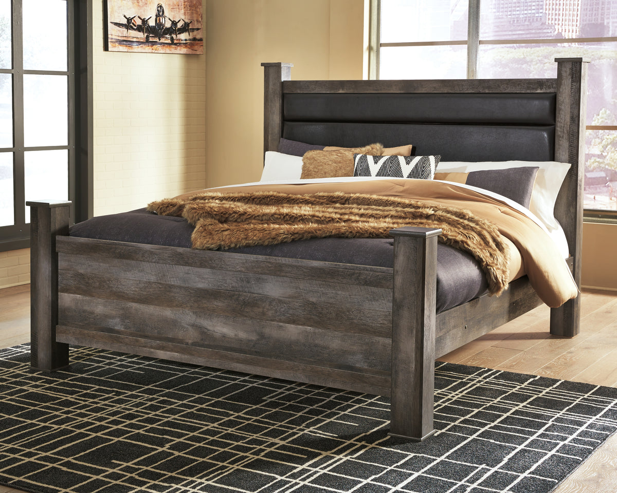 Furniture City Laplace - Ashley Furniture - Wynnlow King Poster Bed - King Poster Bed - B440B6