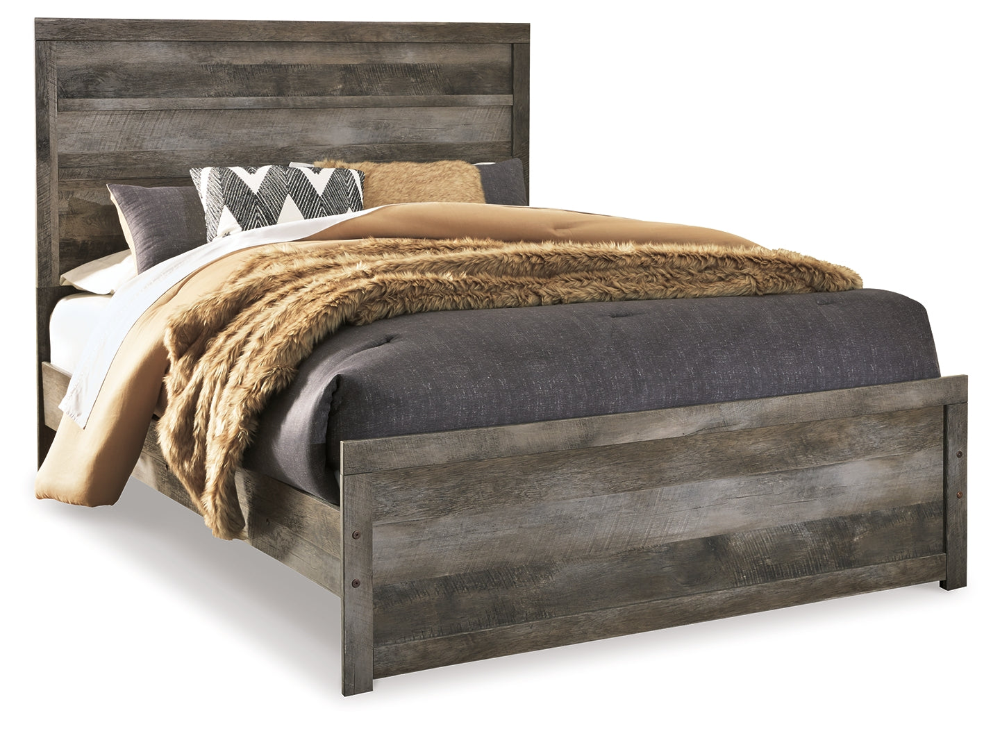 Furniture City Laplace - Ashley Furniture - Wynnlow Bedroom - Queen Panel Bed / Gray - B440B2