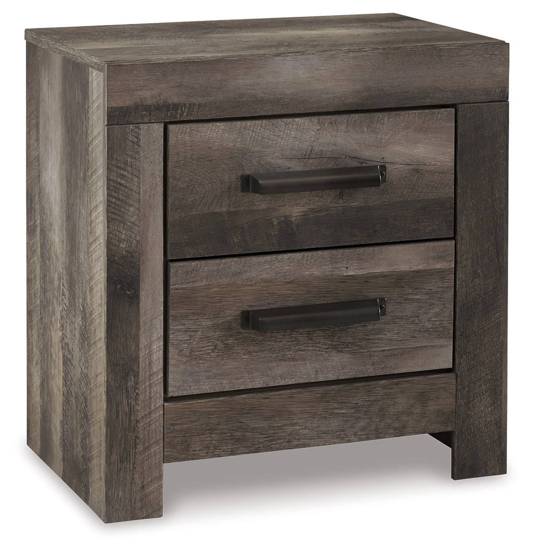 Furniture City Laplace - Ashley Furniture - Wynnlow Bedroom - Two Drawer Night Stand / Gray - B440-92