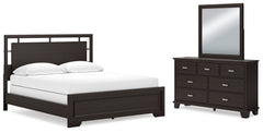 Furniture City Laplace - Ashley Furniture - Covetown California King Panel Bed, Dresser and Mirror - California King Panel Bed, Dresser and Mirror - B441B11