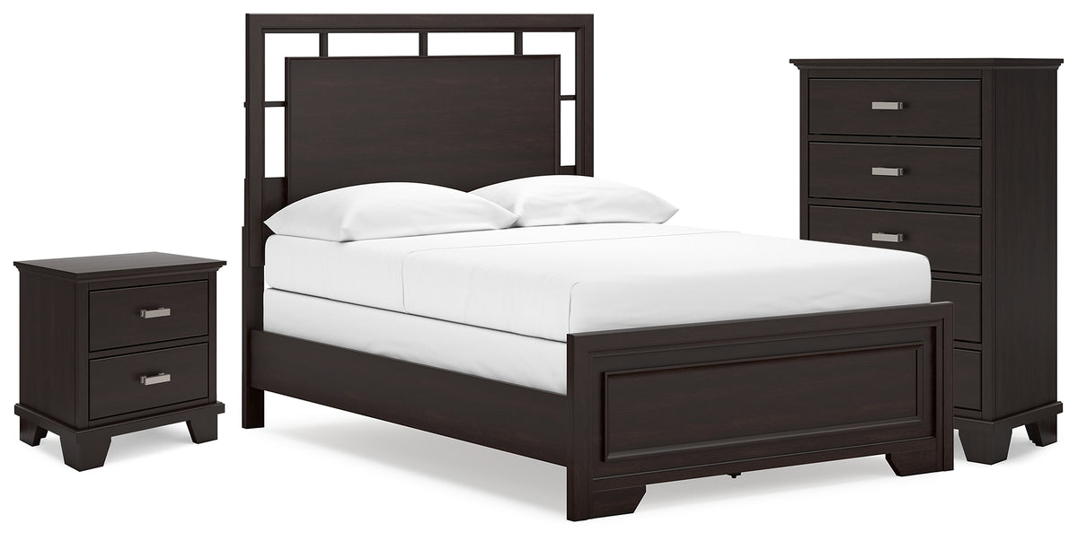 Furniture City Laplace - Ashley Furniture - Covetown Full Panel Bed, Chest and Nightstand - Full Panel Bed, Chest and Nightstand - B441B16