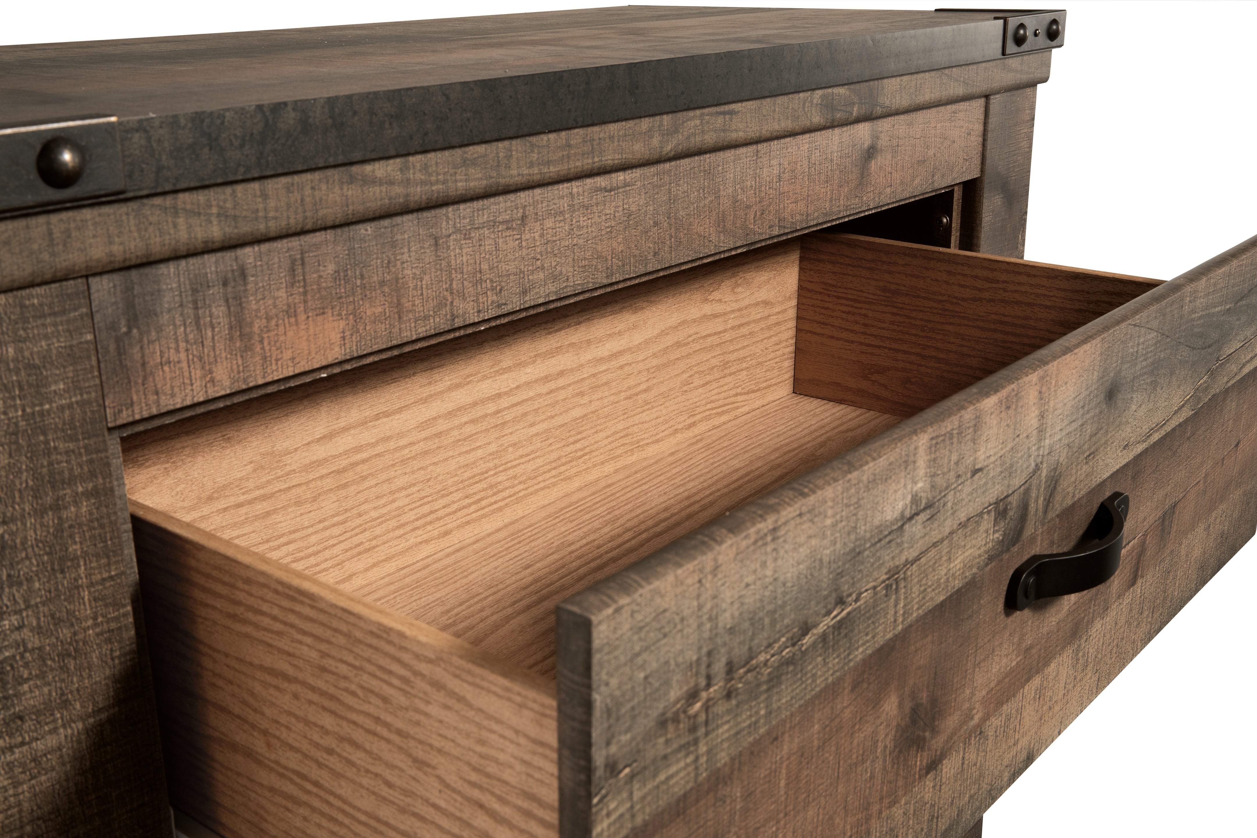 Furniture City Laplace - Ashley Furniture - Trinell Bedroom - Five Drawer Chest / Brown - B446-46