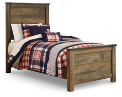 Furniture City Laplace - Ashley Furniture - Trinell Bedroom - Twin Panel Bed / Brown - B446B2