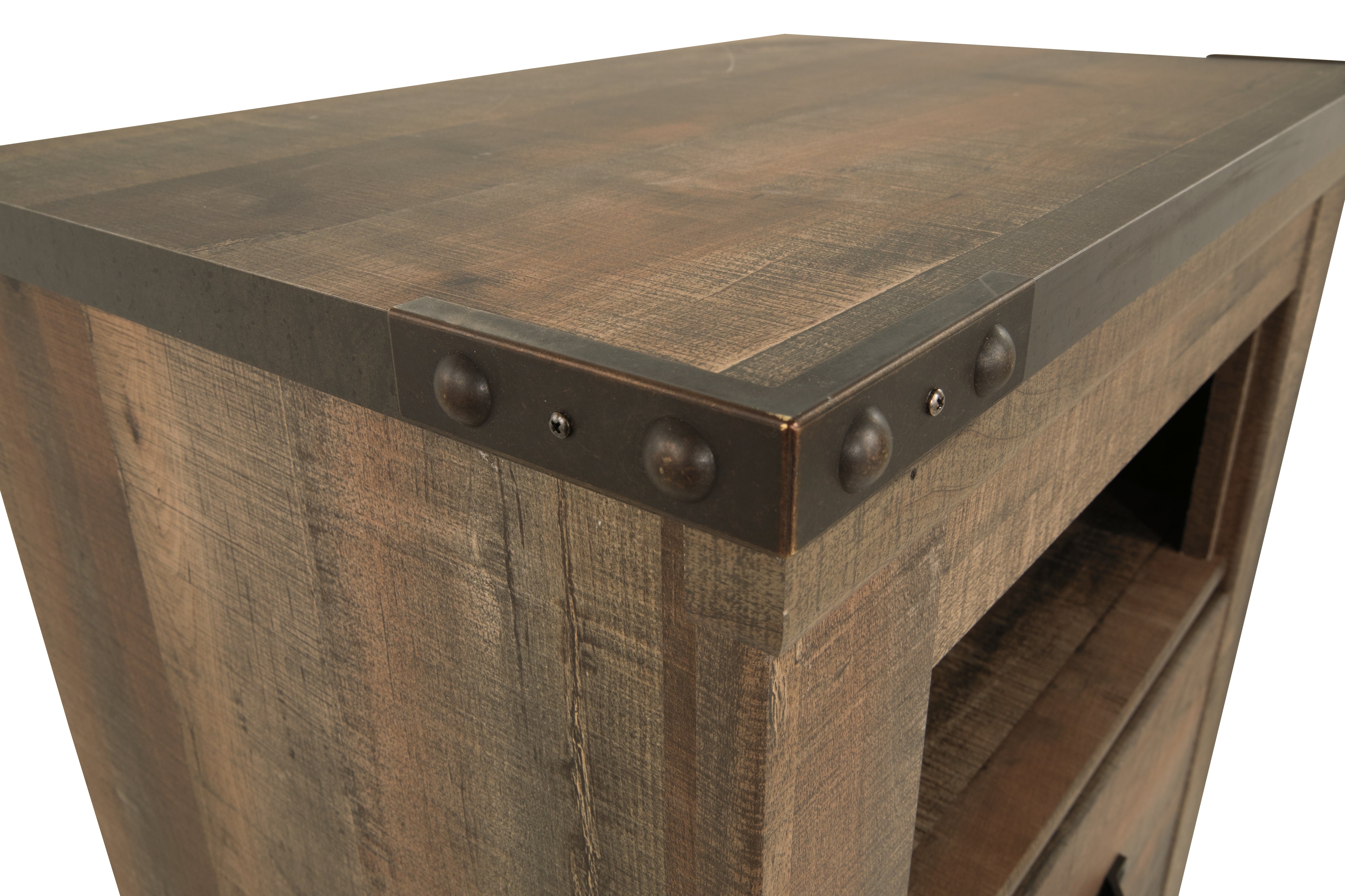 Furniture City Laplace - Ashley Furniture - Trinell Bedroom - One Drawer Night Stand / Brown - B446-91