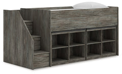 Furniture City Laplace - Ashley Furniture - Frandern Twin Loft Bed with Bookcase Storage - Twin Loft Bed with Bookcase Storage - B4480B25