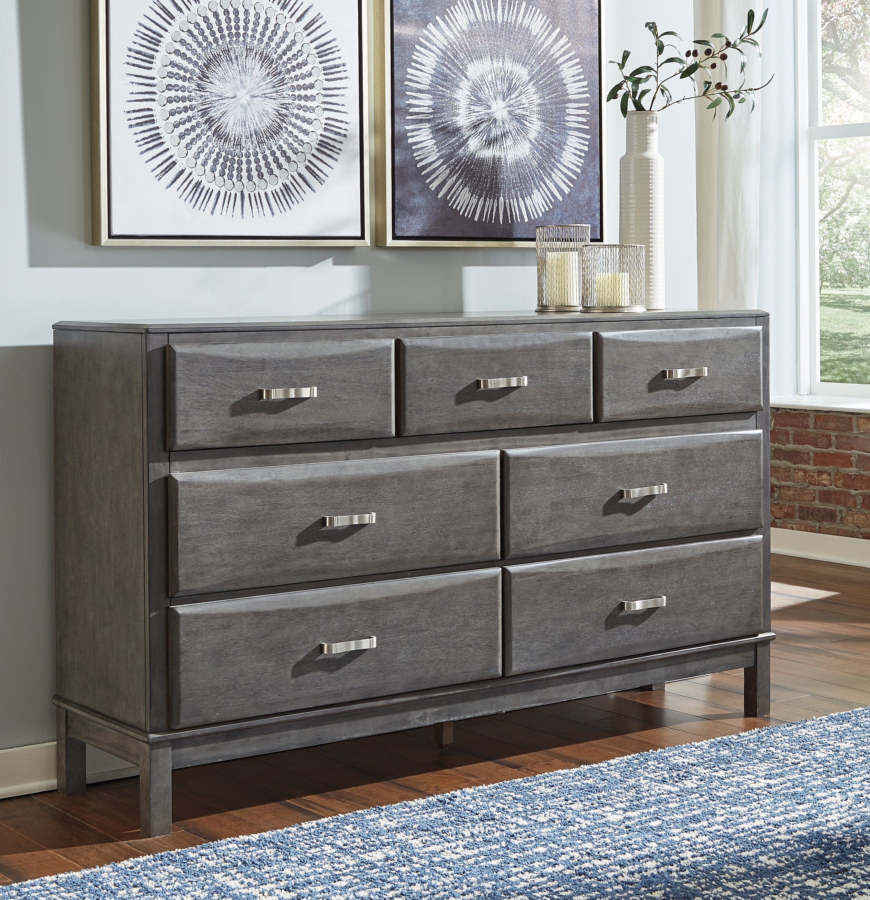 Furniture City Laplace - Ashley Furniture - Caitbrook Bedroom - Dresser / Gray - B476-31