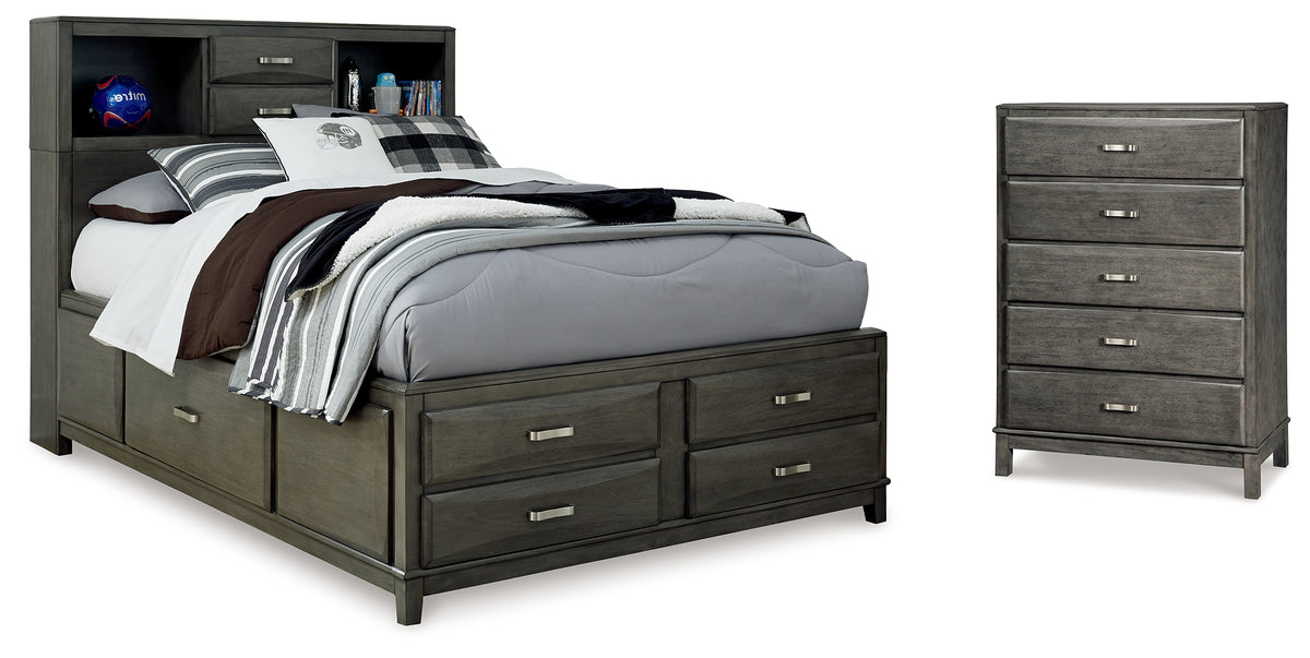 Furniture City Laplace - Ashley Furniture - Caitbrook Full Storage Bed and Chest - Full Storage Bed and Chest - B476B27