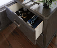 Furniture City Laplace - Ashley Furniture - Caitbrook Bedroom - Two Drawer Night Stand / Gray - B476-92