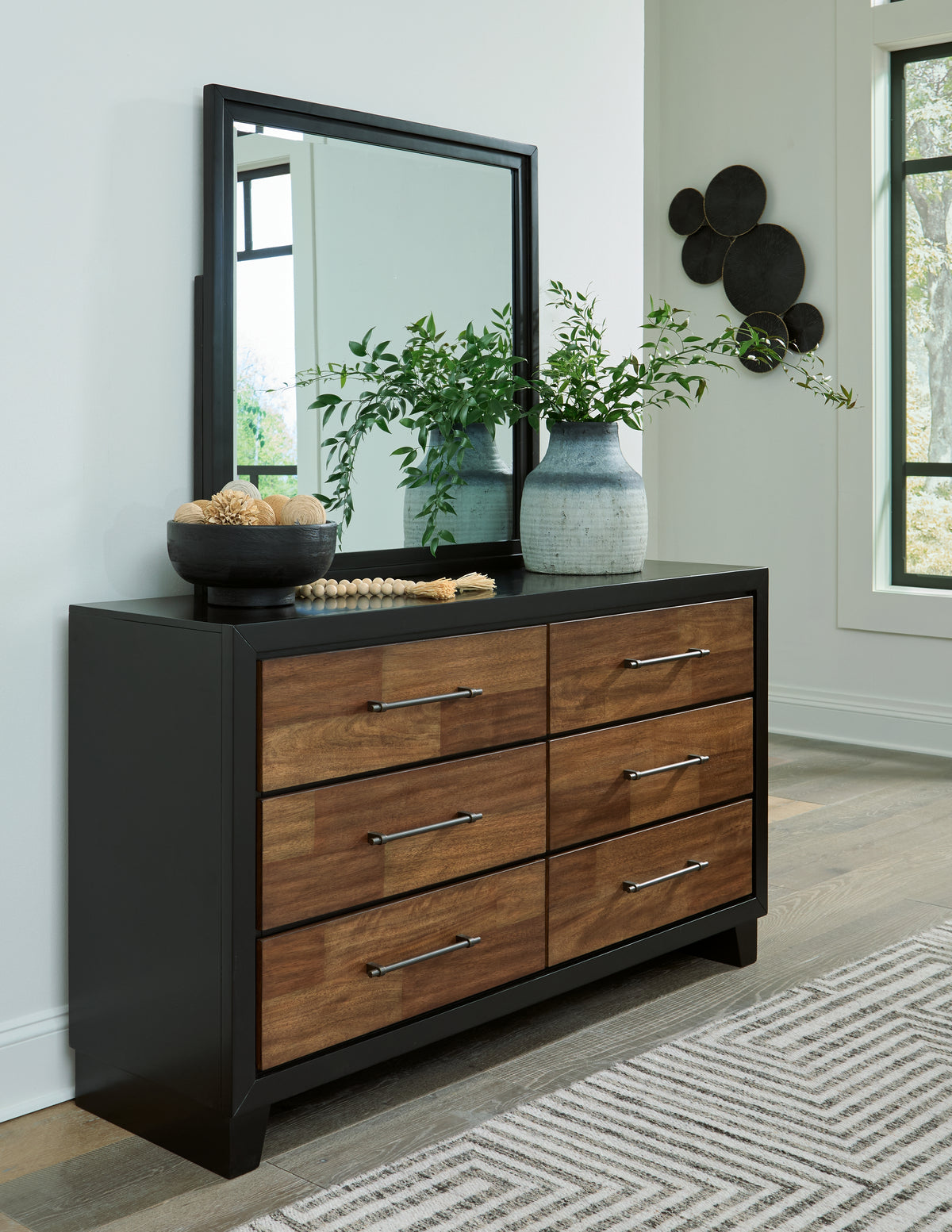Furniture City Laplace - Ashley Furniture - Kraeburn Dresser and Mirror - Dresser and Mirror - B496B1