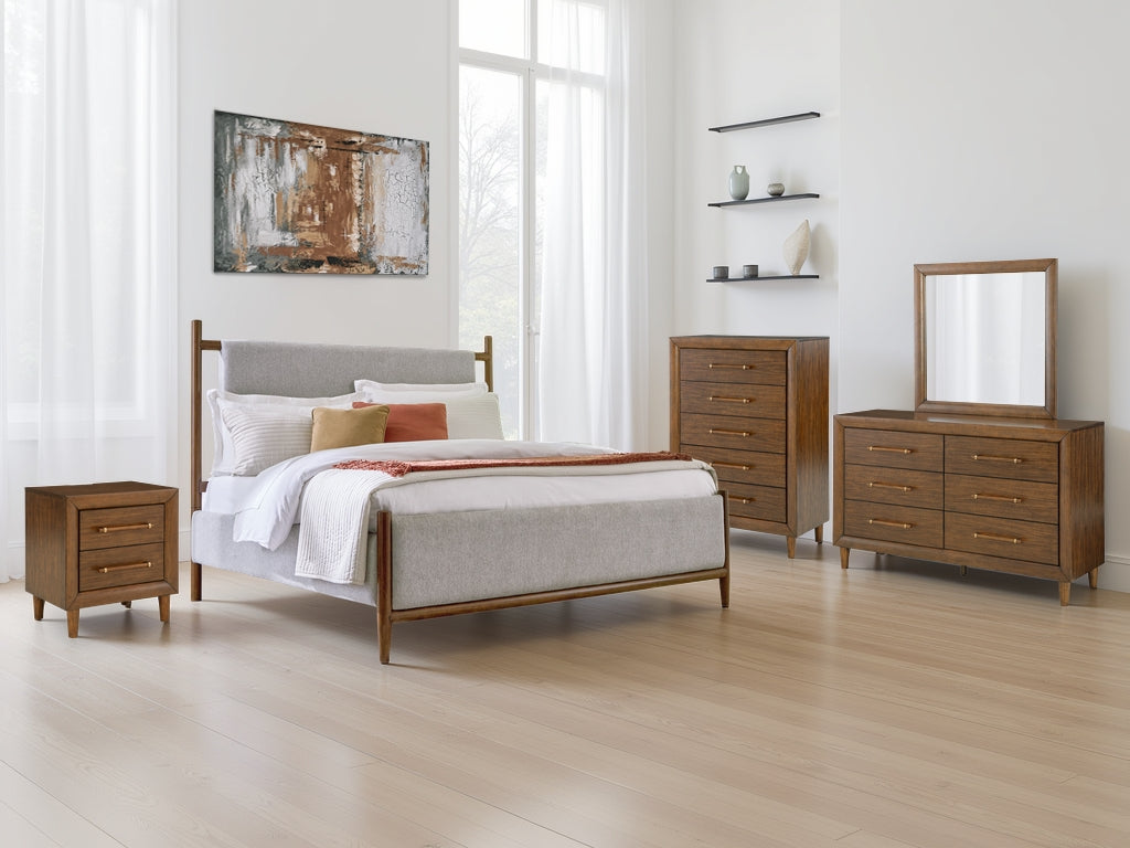 Furniture City Laplace - Ashley Furniture - Lyncott Queen Upholstered Panel Bed - Queen Upholstered Panel Bed - B615B2