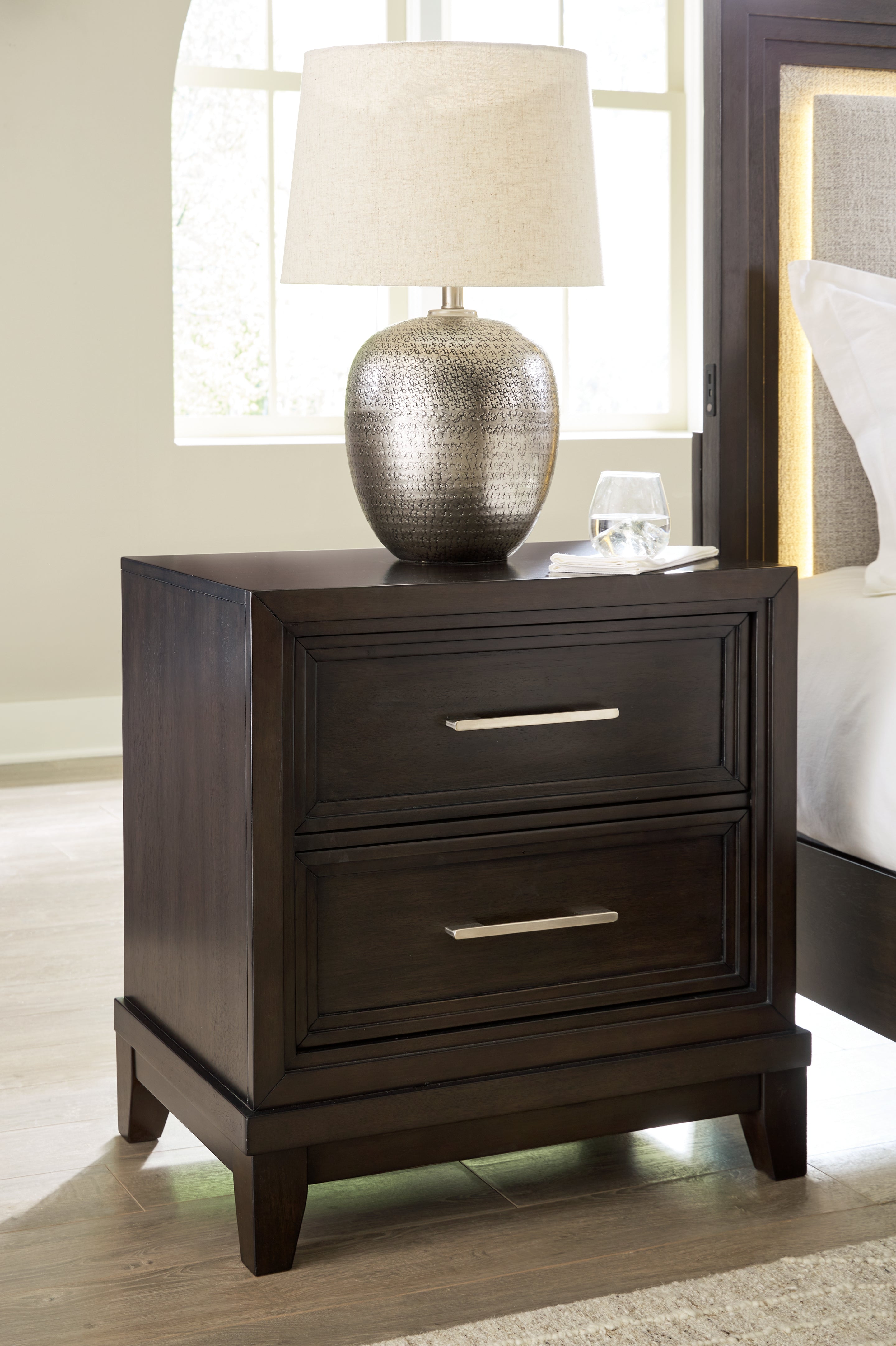 Furniture City Laplace - Ashley Furniture - Neymorton Bedroom - Two Drawer Night Stand - B618-92