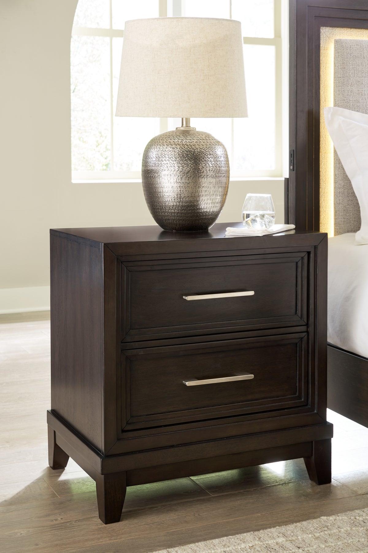 Furniture City Laplace - Ashley Furniture - Neymorton Nightstand - Two Drawer Night Stand - B618-92