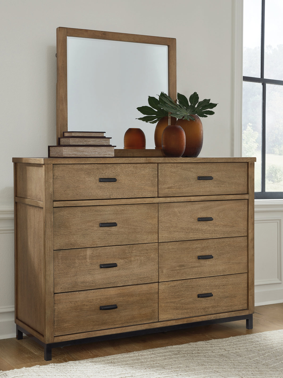 Furniture City Laplace - Ashley Furniture - Tomtyn Dresser and Mirror - Dresser and Mirror - B622B1