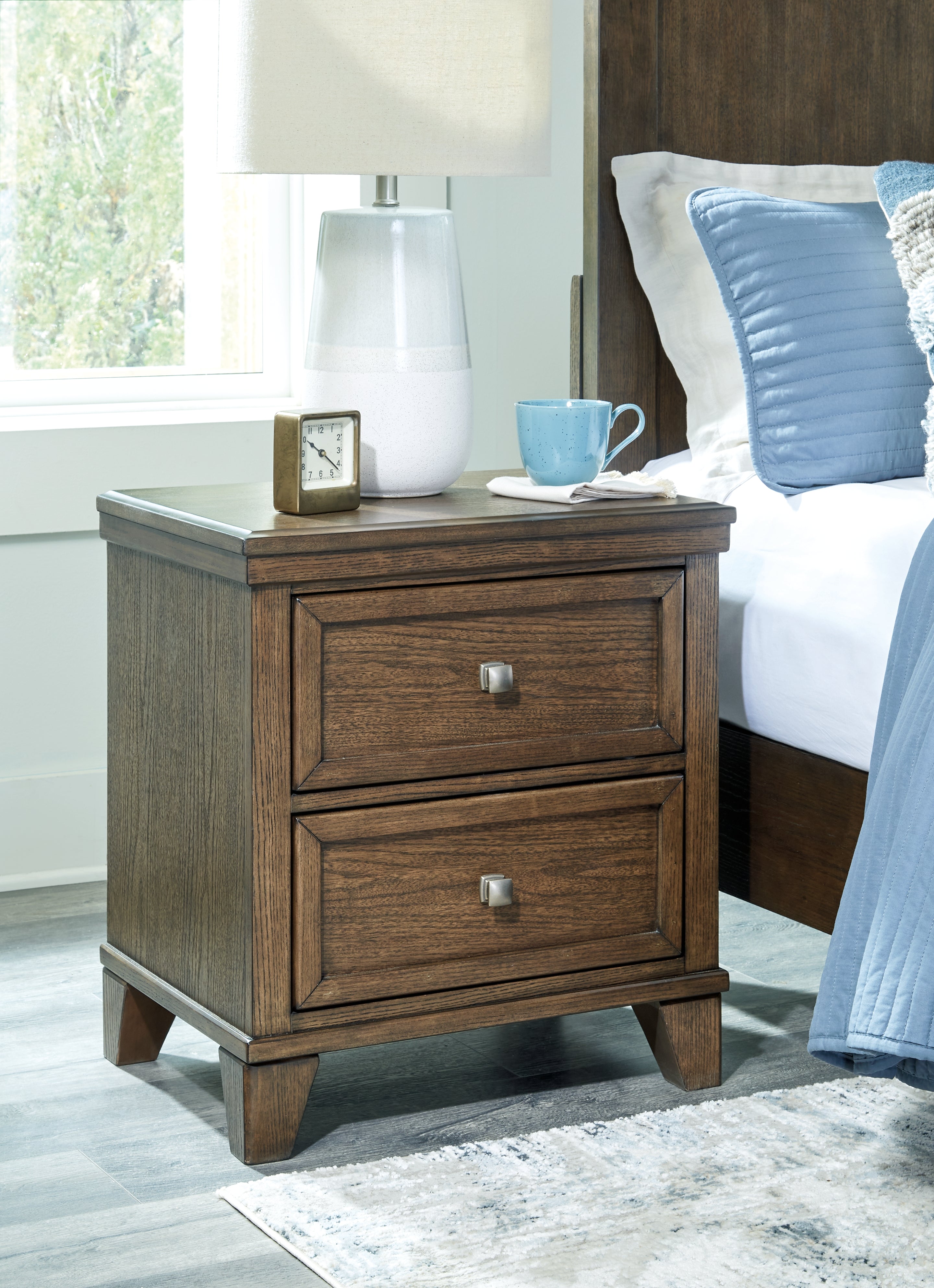 Furniture City Laplace - Ashley Furniture - Shawbeck Bedroom - Two Drawer Night Stand - B625-92
