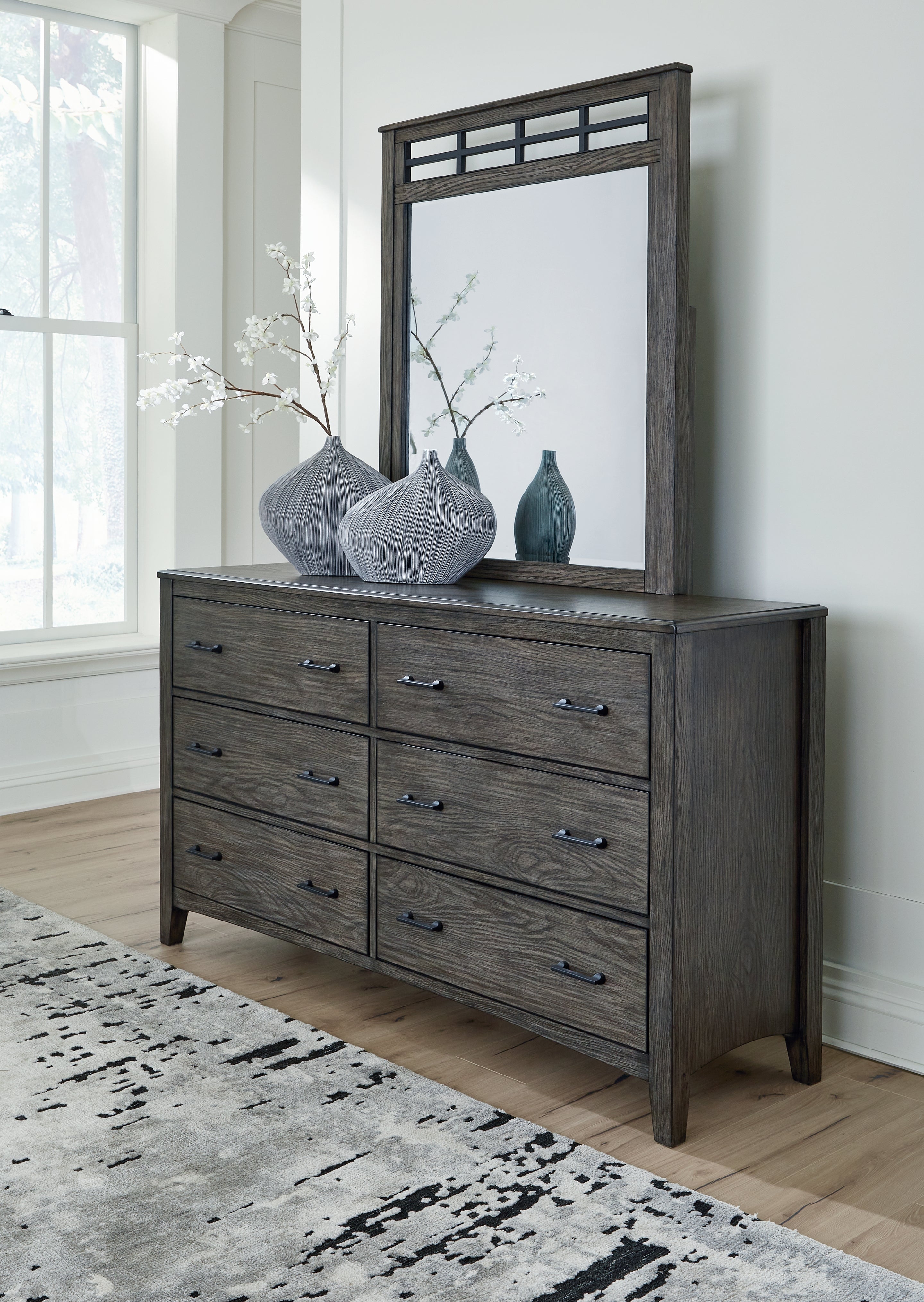 Furniture City Laplace - Ashley Furniture - Montillan Bedroom - Dresser and Mirror - B651B1