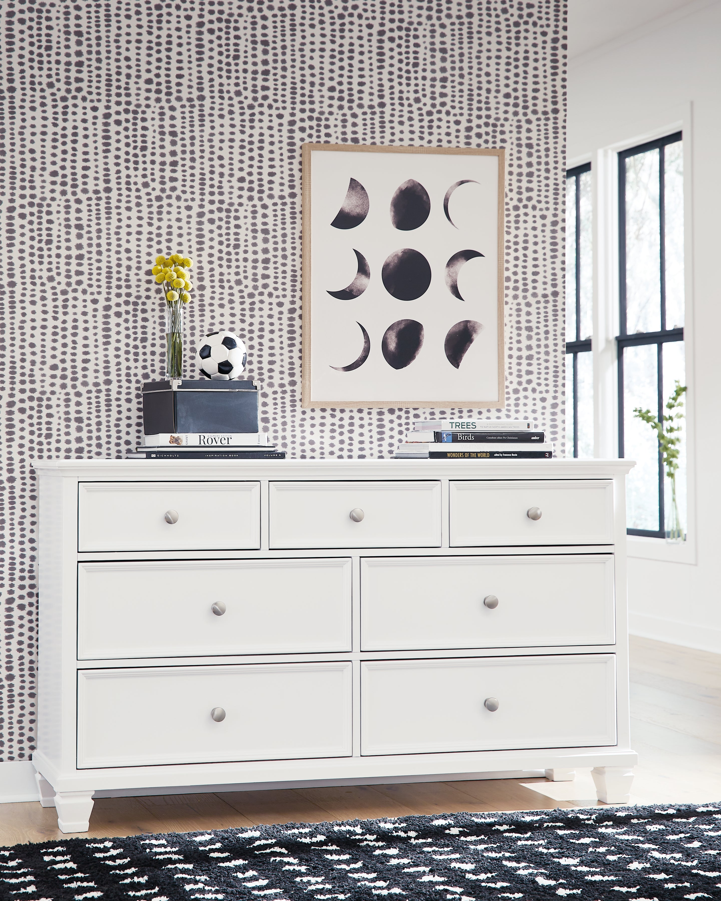 Furniture City Laplace - Ashley Furniture - Fortman Bedroom - Dresser / White - B680-31