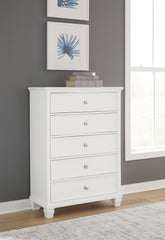 Furniture City Laplace - Ashley Furniture - Fortman Chest of Drawers - Five Drawer Chest - B680-46