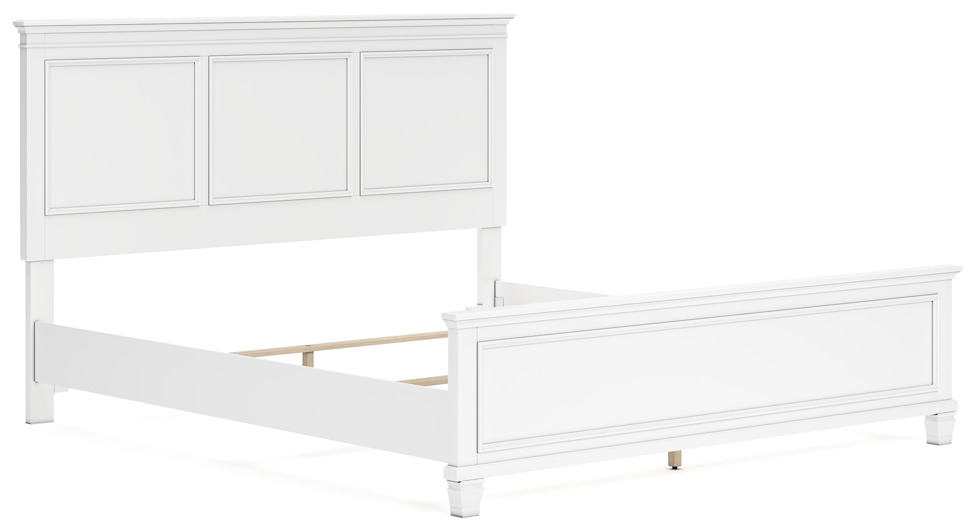 Furniture City Laplace - Ashley Furniture - Fortman Bedroom - California King Panel Bed / White - B680B5