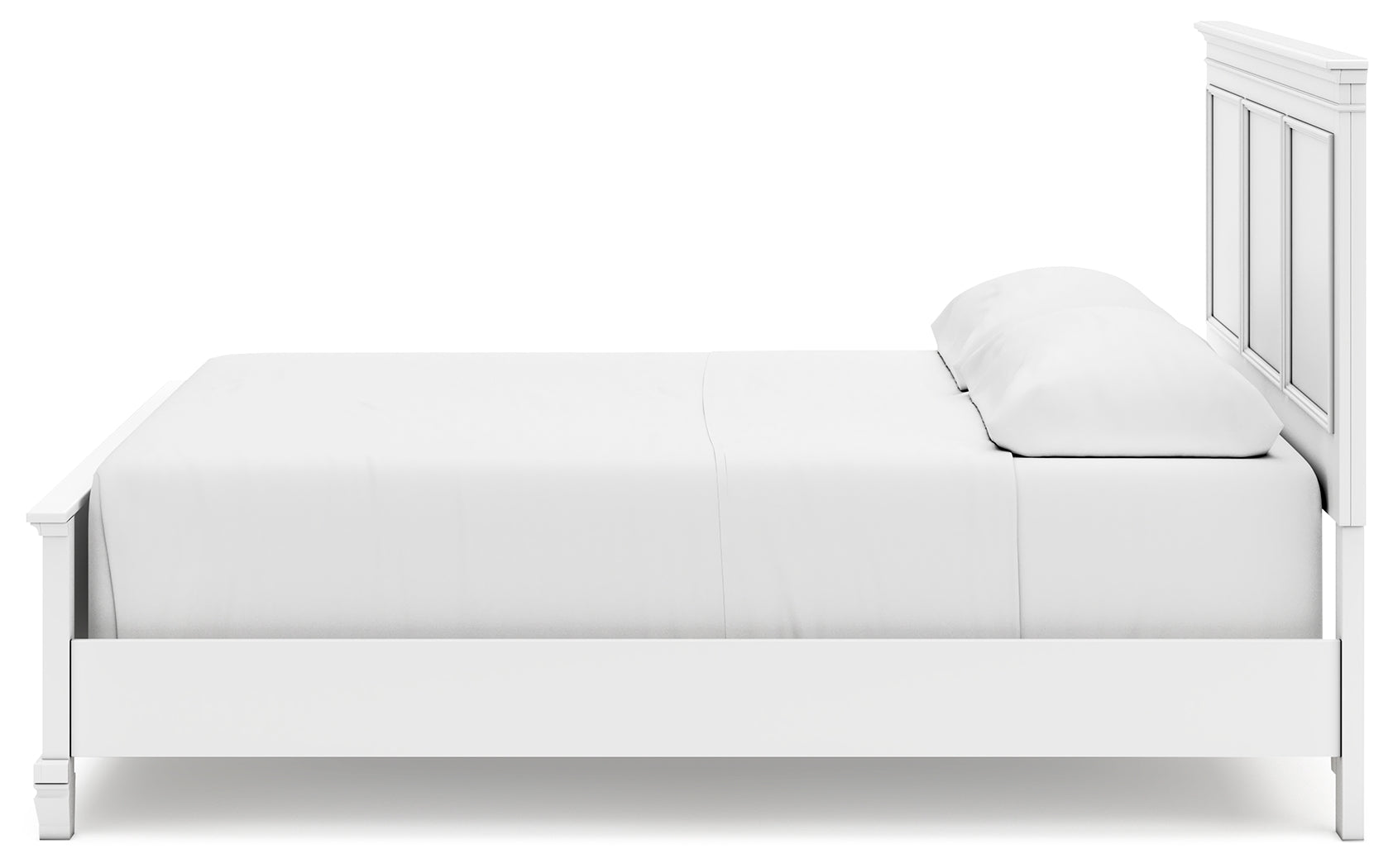 Furniture City Laplace - Ashley Furniture - Fortman Bedroom - California King Panel Bed / White - B680B5