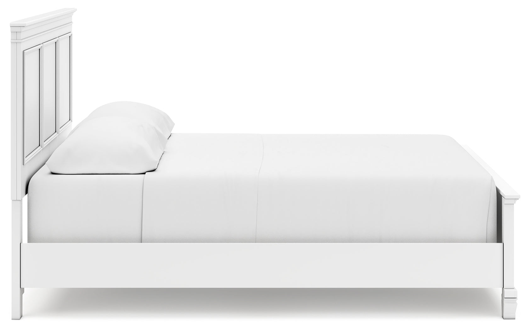 Furniture City Laplace - Ashley Furniture - Fortman Bedroom - California King Panel Bed / White - B680B5